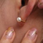 Fresh Water Pearl Huggie Earring