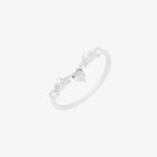 Elegant heart ring